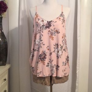 Torrid pink floral cami